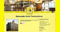 Desktop Screenshot of hotelrestaurantetorremolinos.com